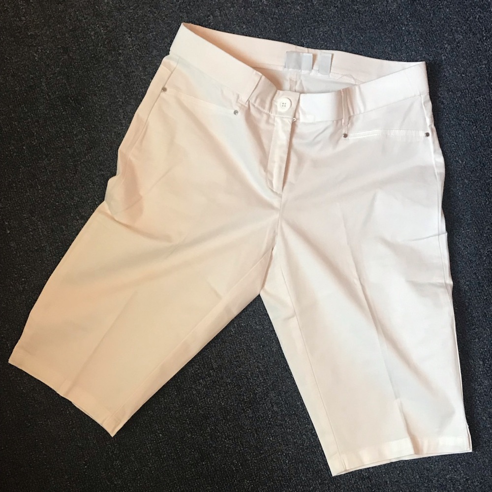White Bermuda Shorts